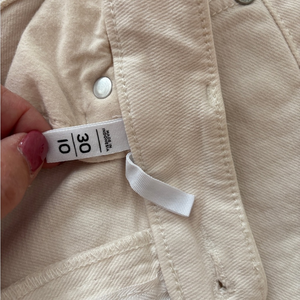 LOFT Cream Ankle & Cropped Jeans - Picture 4 of 5